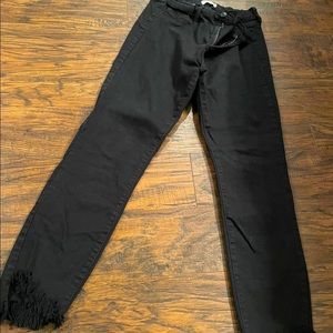 Black Cello cropped skinny jeans
